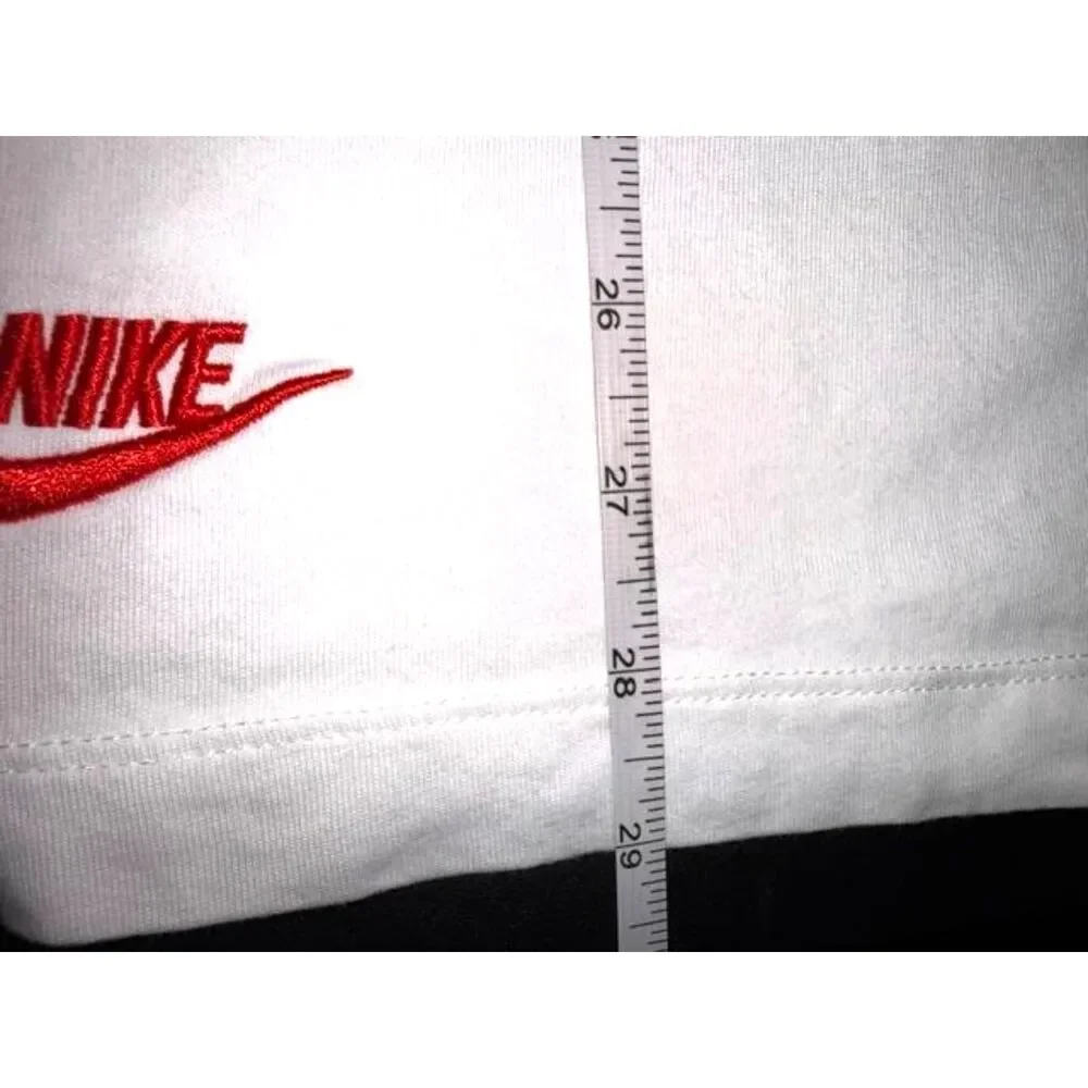 Nike NSW Club Essentials Futura Embroidered Stacked Logo Tee Men's XXL | Comfy